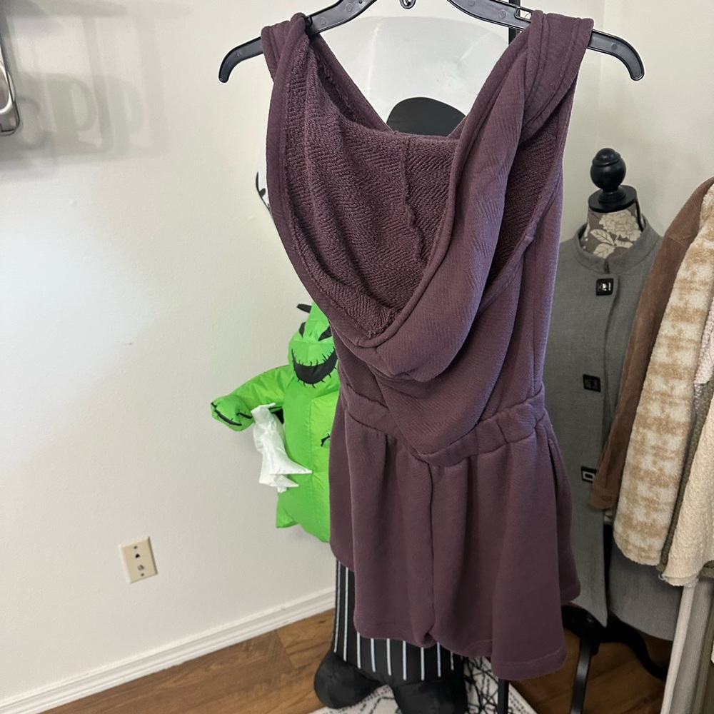Free People Purple Hooded Romper - Picture 4 of 4